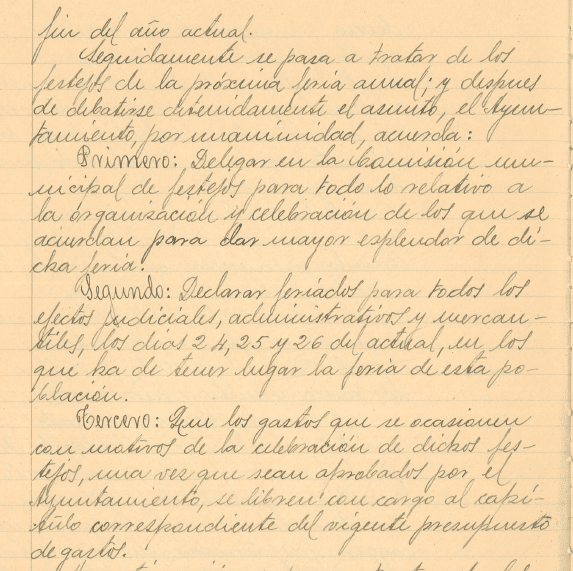 IMAGEN ACTA PLENOS DEL AYUNTAMIENTO 18 SEP 1935